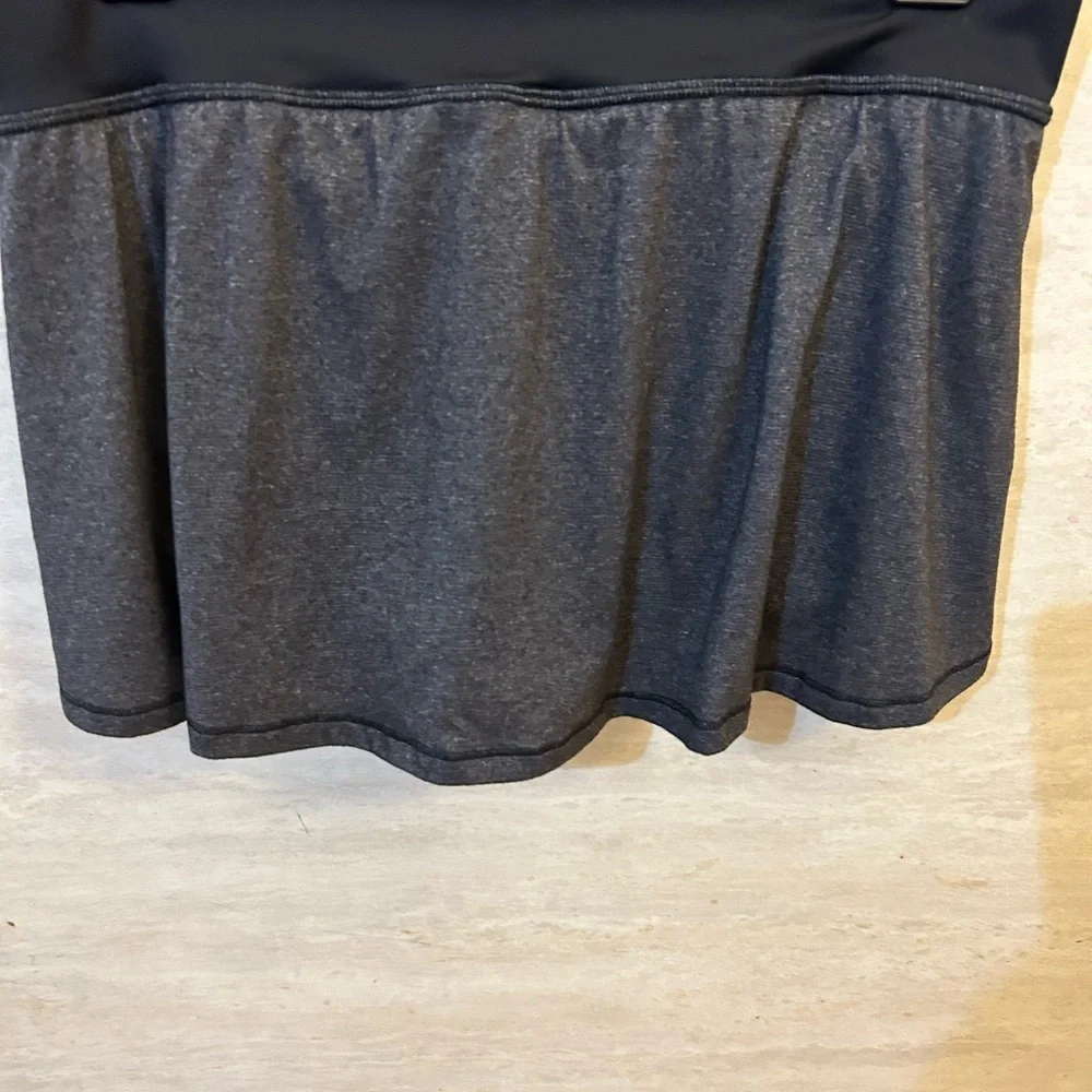 Lululemon Athletica Black Skort Gray Cynch